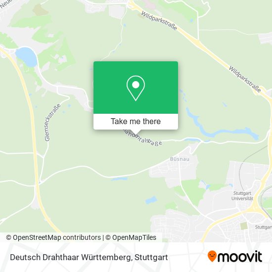 Deutsch Drahthaar Württemberg map