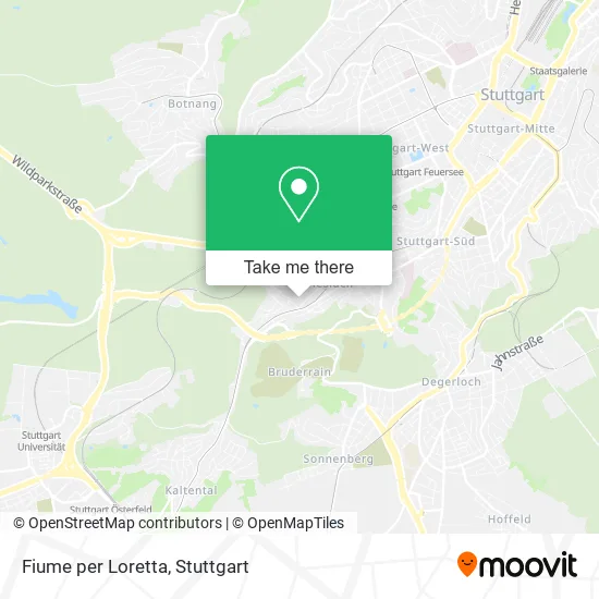 Карта Fiume per Loretta