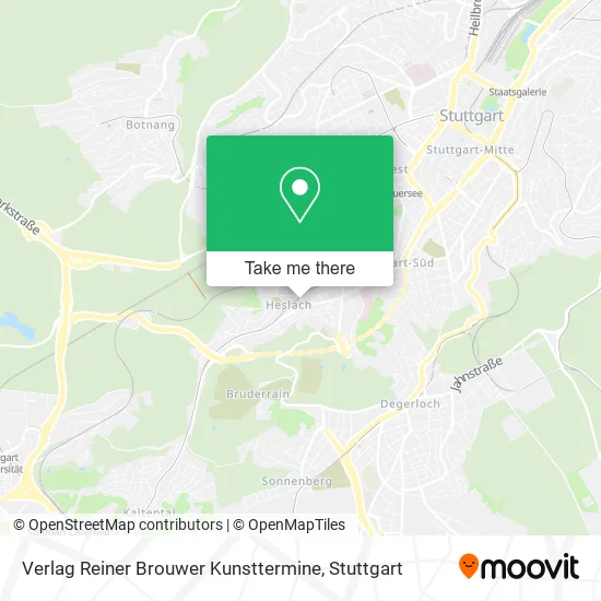 Карта Verlag Reiner Brouwer Kunsttermine