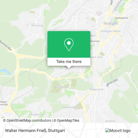 Карта Walter Hermann Frieß