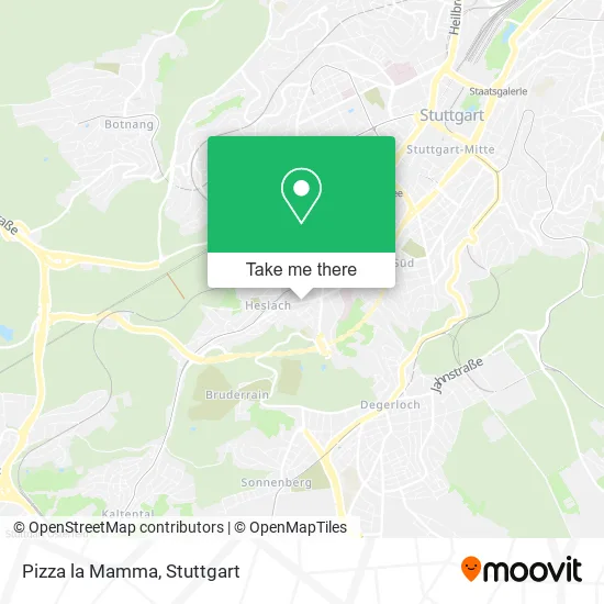 Карта Pizza la Mamma