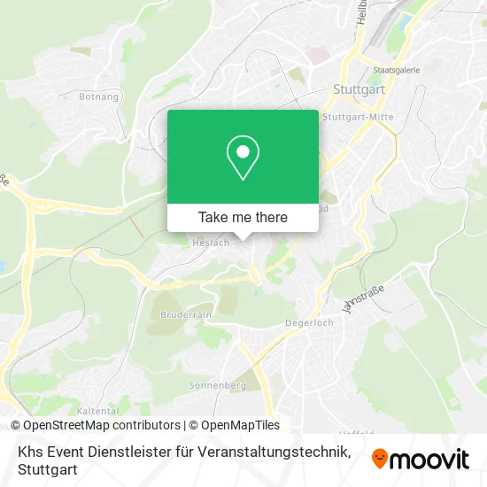 Карта Khs Event Dienstleister für Veranstaltungstechnik