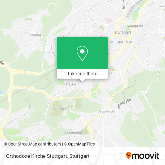 Карта Orthodoxe Kirche Stuttgart