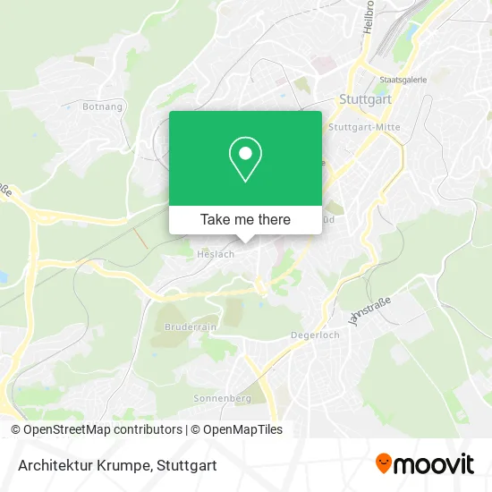 Architektur Krumpe map