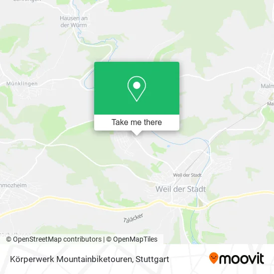 Карта Körperwerk Mountainbiketouren