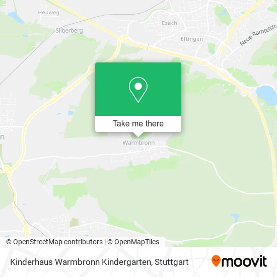Карта Kinderhaus Warmbronn Kindergarten