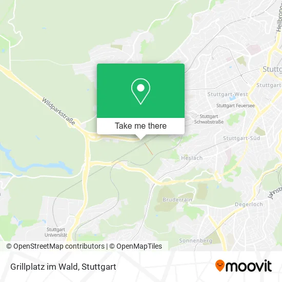 Карта Grillplatz im Wald