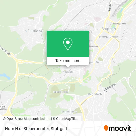 Карта Horn H.d. Steuerberater