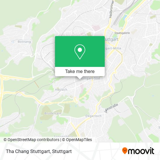 Карта Tha Chang Stuttgart