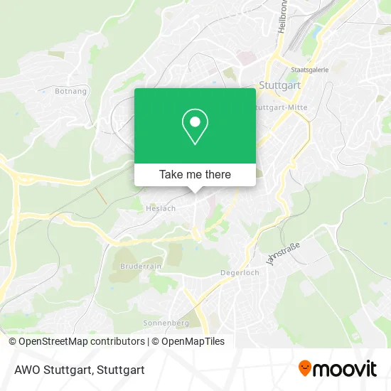 Карта AWO Stuttgart