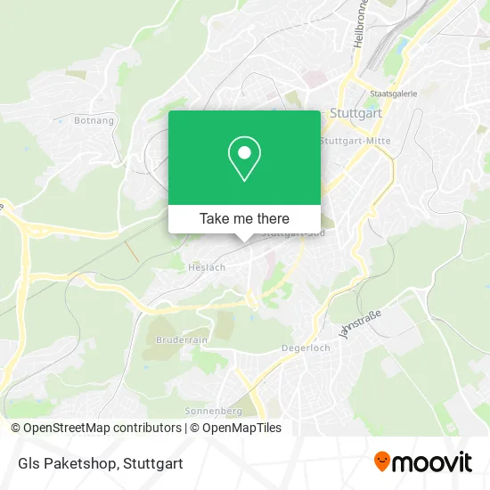 Карта Gls Paketshop