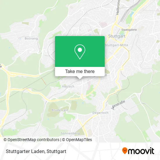 Карта Stuttgarter Laden