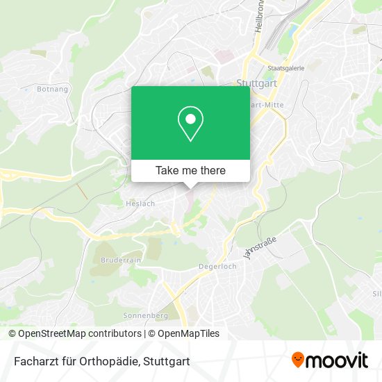 Facharzt für Orthopädie map