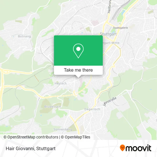 Карта Hair Giovanni