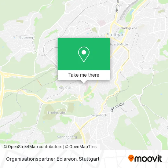 Карта Organisationspartner Eclareon