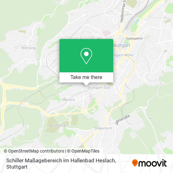 Карта Schiller Maßagebereich im Hallenbad Heslach