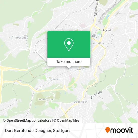 Карта Dart Beratende Designer