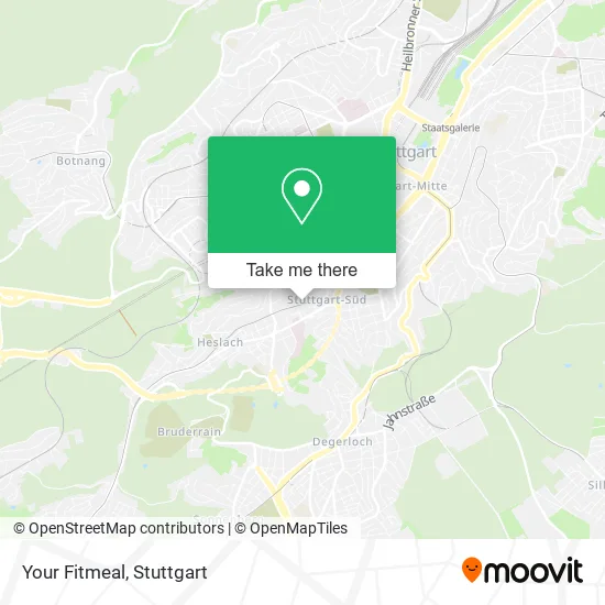 Карта Your Fitmeal
