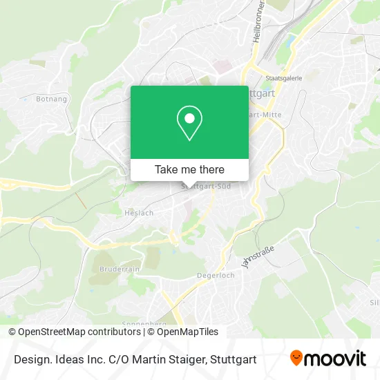 Карта Design. Ideas Inc. C / O Martin Staiger