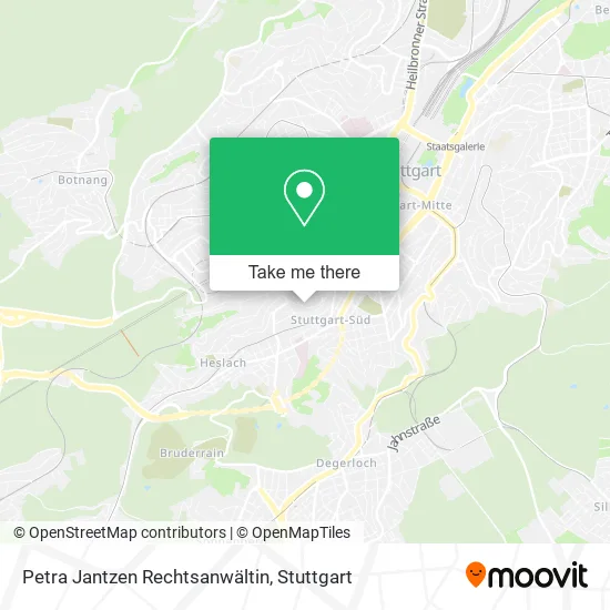 Карта Petra Jantzen Rechtsanwältin