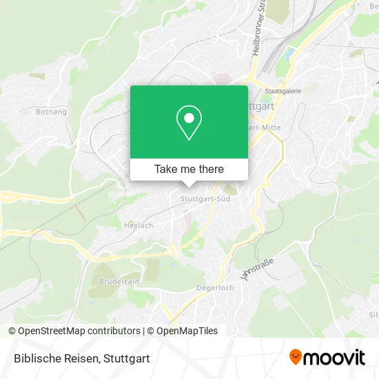 Карта Biblische Reisen
