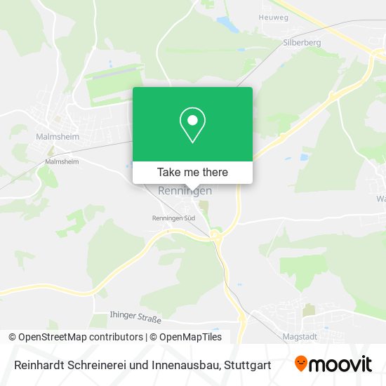 Reinhardt Schreinerei und Innenausbau map