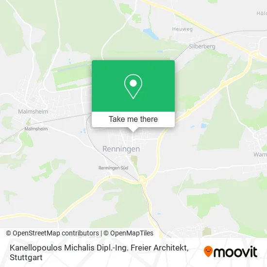 Карта Kanellopoulos Michalis Dipl.-Ing. Freier Architekt