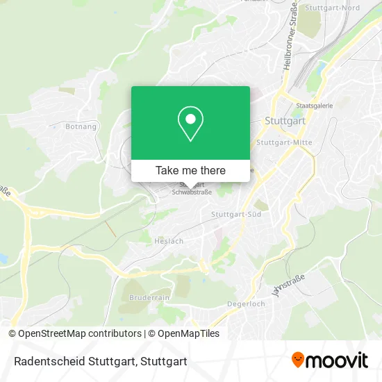 Карта Radentscheid Stuttgart
