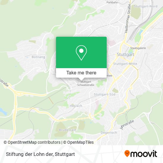 Карта Stiftung der Lohn der