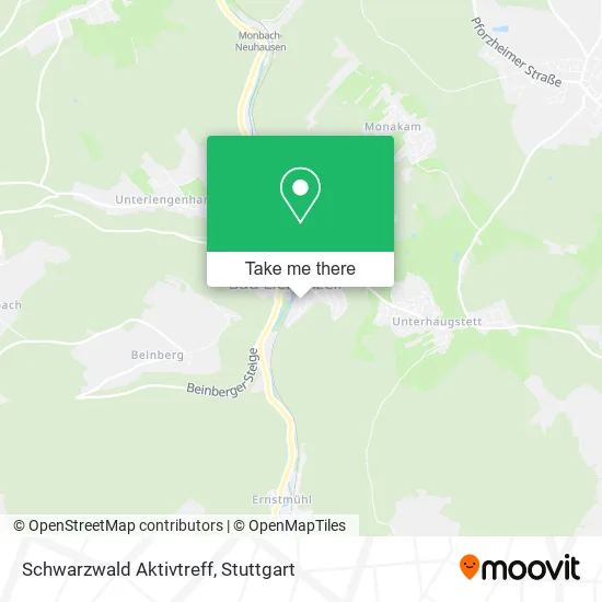 Карта Schwarzwald Aktivtreff