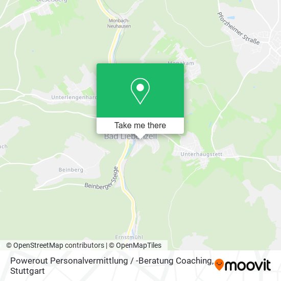 Powerout Personalvermittlung / -Beratung Coaching map