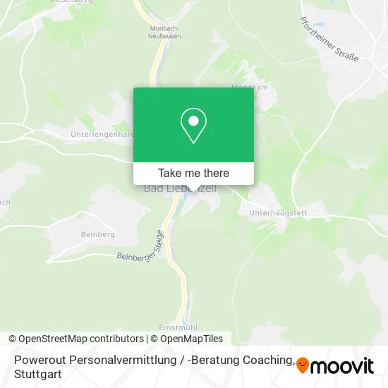 Карта Powerout Personalvermittlung / -Beratung Coaching