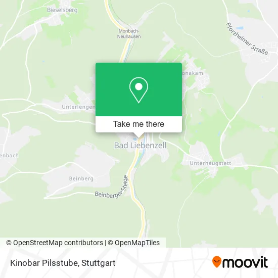 Карта Kinobar Pilsstube