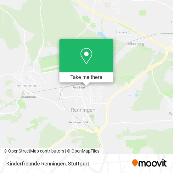 Карта Kinderfreunde Renningen