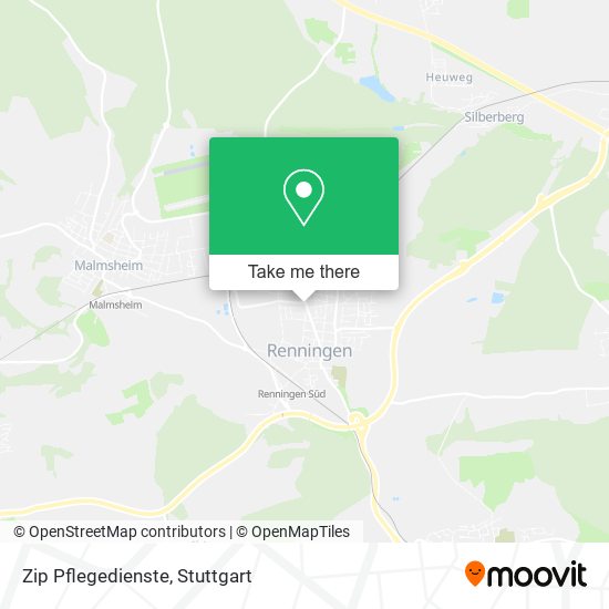 Zip Pflegedienste map