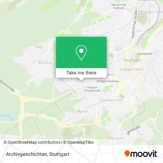 Карта Archivgeschichten