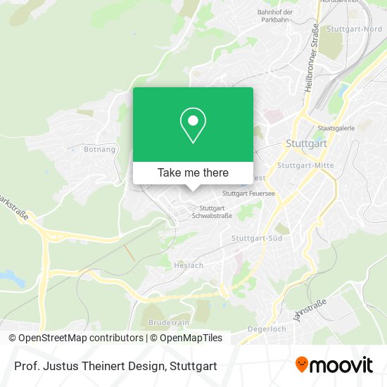 Карта Prof. Justus Theinert Design
