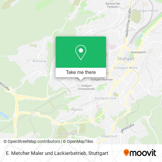 E. Metcher Maler und Lackierbetrieb map
