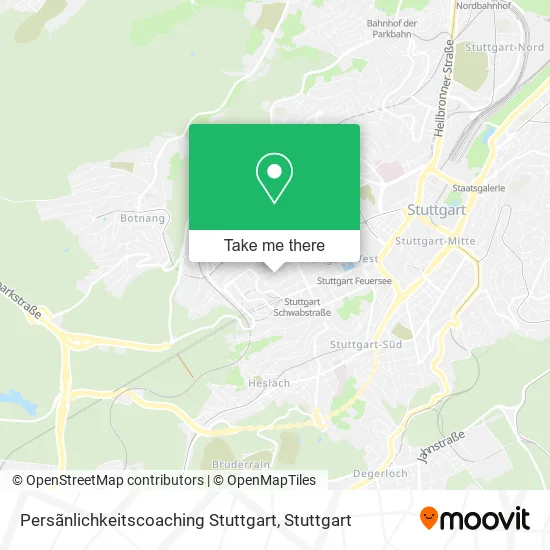 Карта Persãnlichkeitscoaching Stuttgart