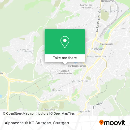 Карта Alphaconsult KG Stuttgart