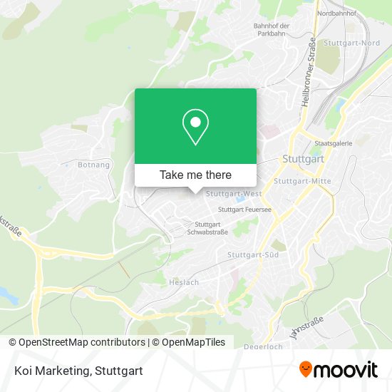 Koi Marketing map