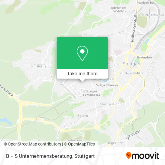 Карта B + S Unternehmensberatung