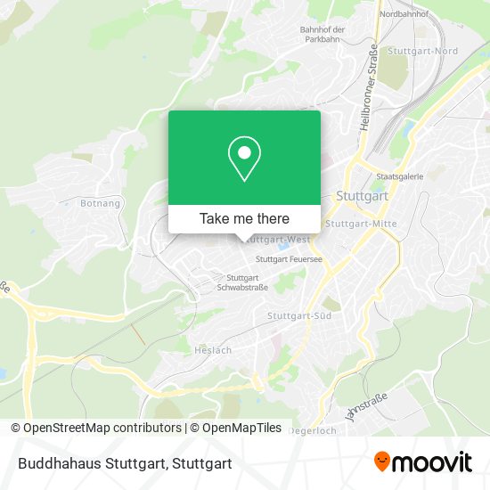 Buddhahaus Stuttgart map