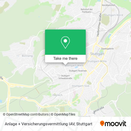 Карта Anlage + Versicherungsvermittlung IAV