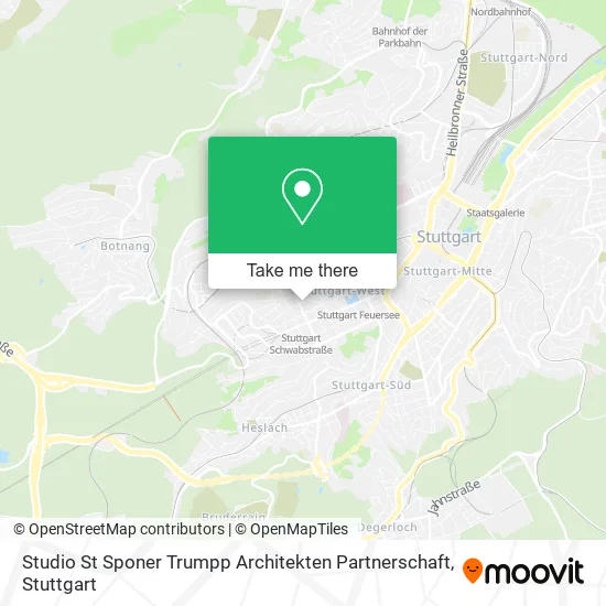 Карта Studio St Sponer Trumpp Architekten Partnerschaft