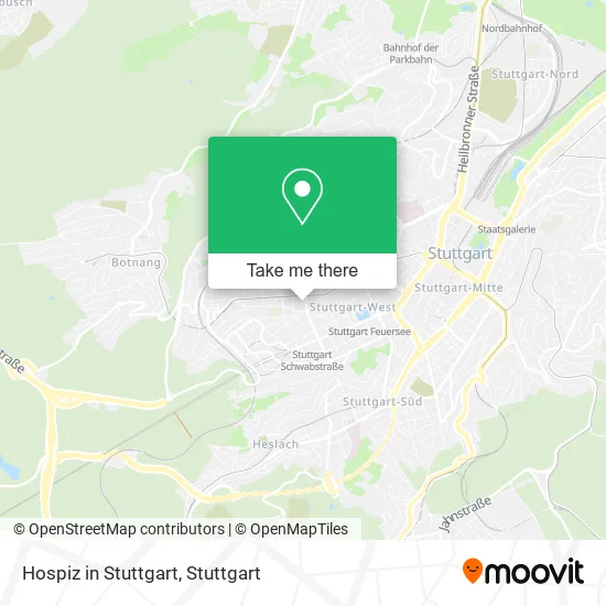 Карта Hospiz in Stuttgart