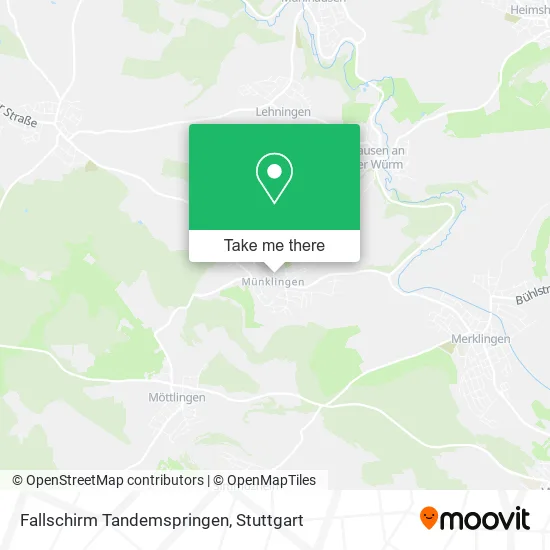 Карта Fallschirm Tandemspringen