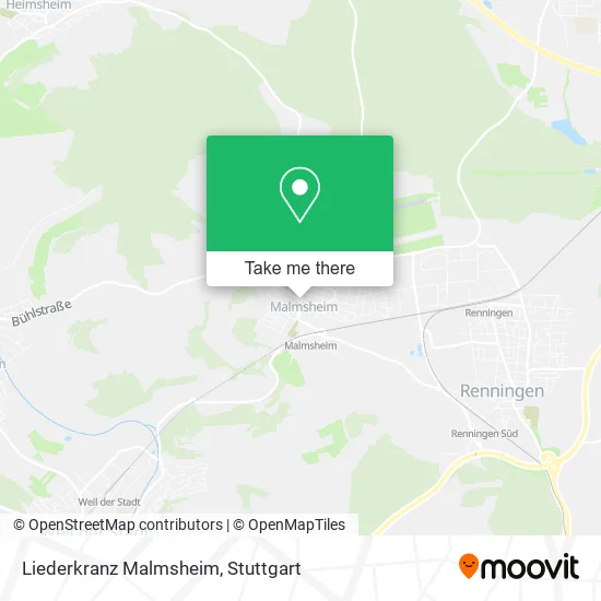 Карта Liederkranz Malmsheim