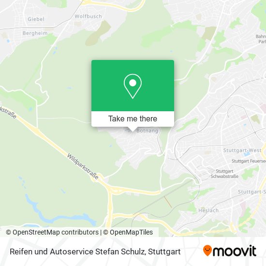 Карта Reifen und Autoservice Stefan Schulz
