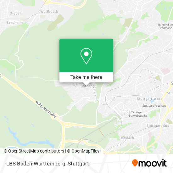 Карта LBS Baden-Württemberg